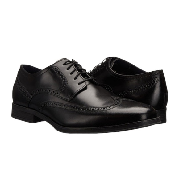 Cole Haan Black Montgomery Wing Oxford Shoe - Picture 1 of 11